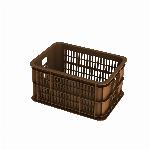 Fietskrat Basil Crate small 25 liter - saddle brown