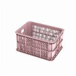 Fietskrat Basil Crate small 25 liter - faded blossom