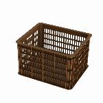 Fietskrat Basil Crate medium 33 liter - saddle brown