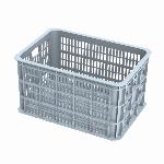 Fietskrat Basil Crate large 50 liter - Silver Cloud