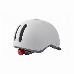 Fietshelm Polisport Commmuter - Mat-Wit/Grijs - Large (58-61cm)