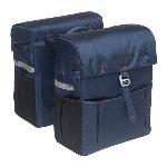 Dubbele fietstas New Looxs Vigo Double Racktime - blauw