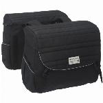 Dubbele Fietstas New Looxs Mondi Joy Double - Quilted Black - 38Ltr