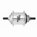 S2 Duomatic Sturmey Archer 2-speed Vrijloopnaaf 36-gats Zilver