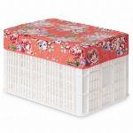 Afdekhoes voor krat Basil Crate-Cover Blossom Large Koraal