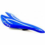 Zadel race Edge carbon titanium brug 110 gram - blauw