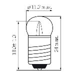 LAMP 6V 0.05 E10 FIETS ACHTER